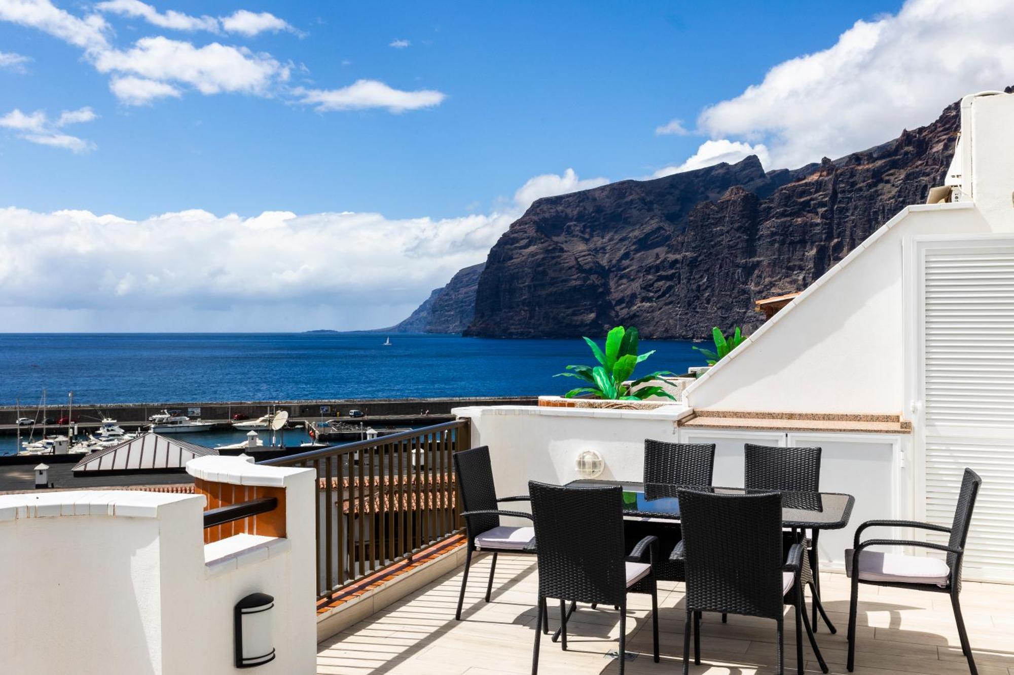 Ocean Panorama - 3 Ac Bedrooms, Private Garage, New Pool, 2 Bathrooms, Tv Channels Acantilado de los Gigantes Exterior foto